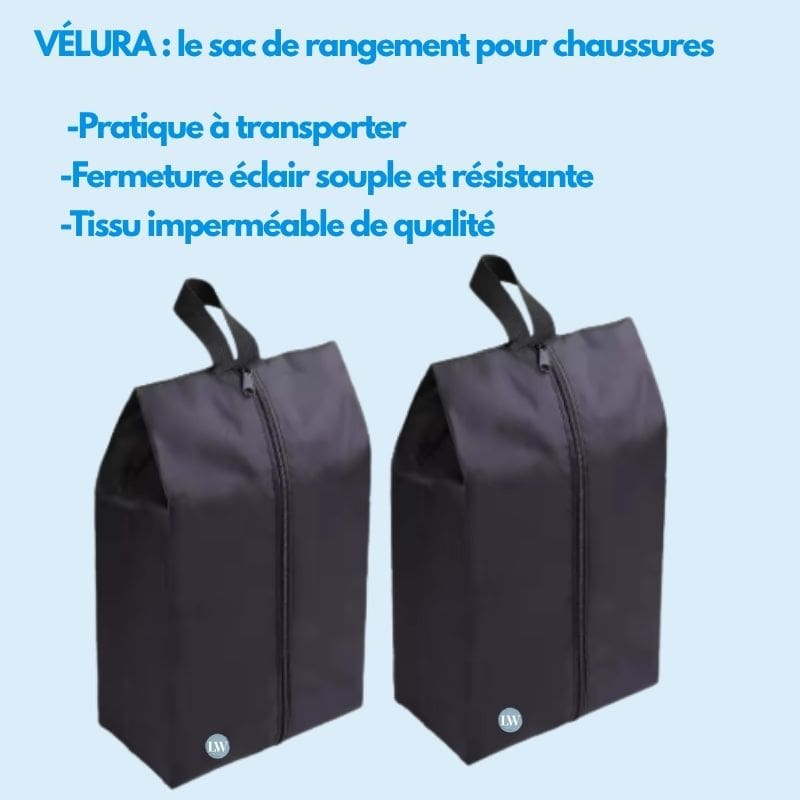 VÉLURA : Le sac de rangement pour chaussures